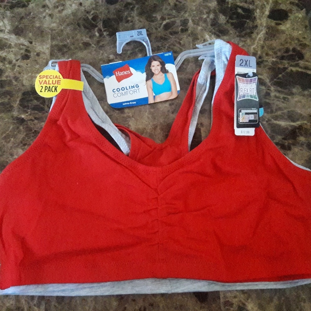 New Hanes comfort bras